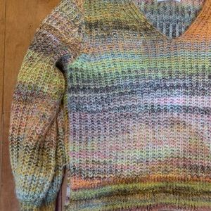 Lou & Grey rainbow chunky sweater